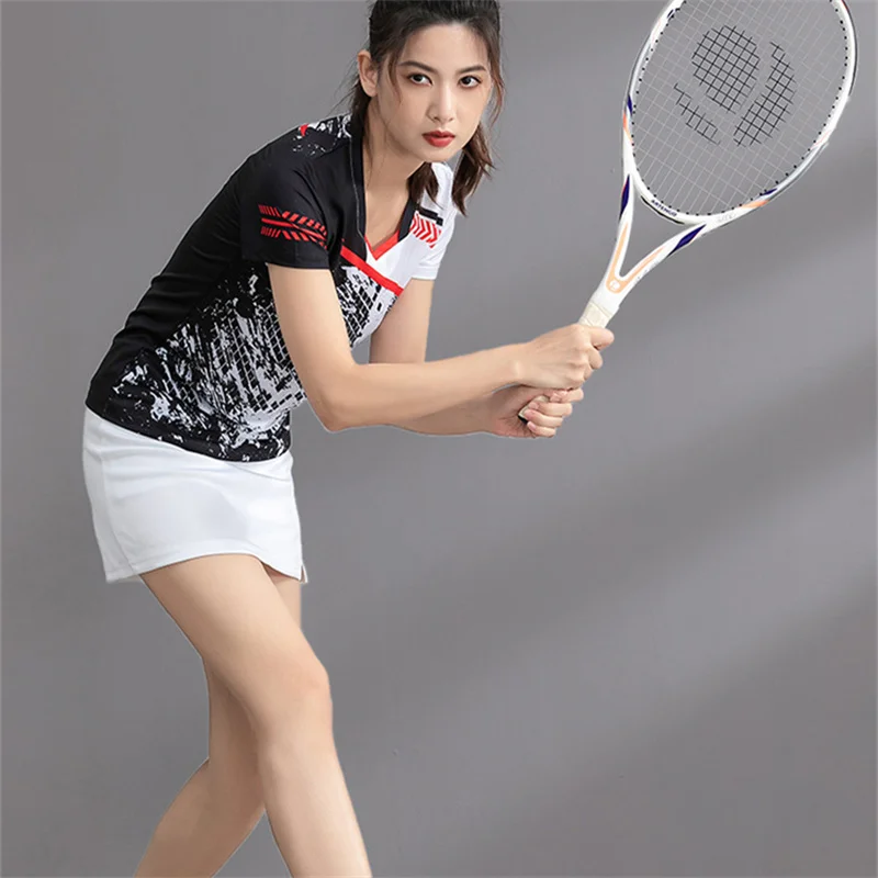 Badminton Jerseys & shorts Men & Women shuttlecock shirt Tennis skirt Badminton training suits Short sleeve tracksuit Sportswear