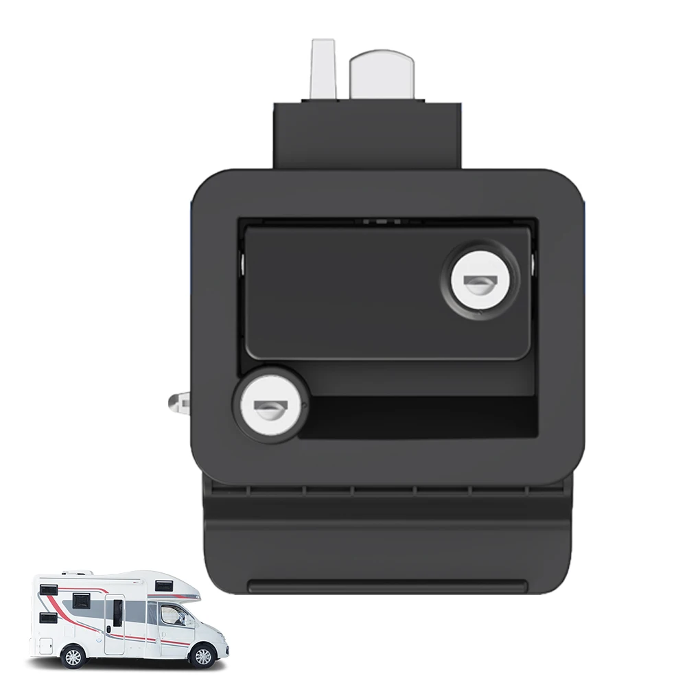 

Замок для входной двери прицепа-дача с ручкой-защелкой и нажимным механизмом, замок для двери кемпера, каравана, прицепа