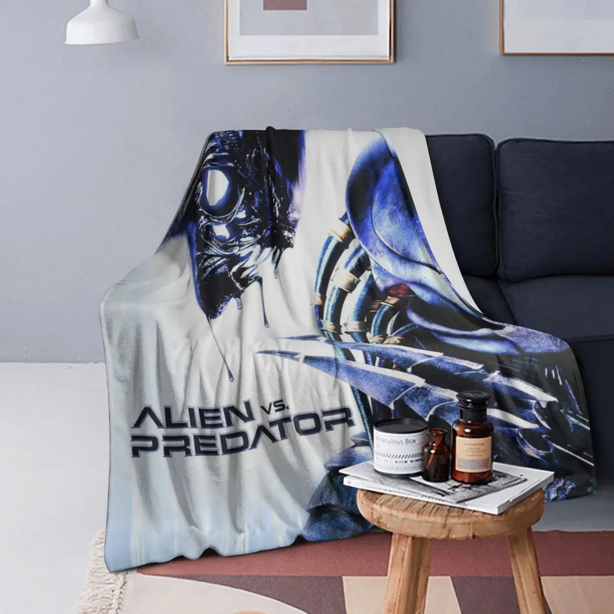 

Чужой против. Одеяла из фильма «Хищник Хищник», мягкое теплое фланелевое одеяло, постельное белье для кровати, гостиной, пикника, путешествия, домашний диван