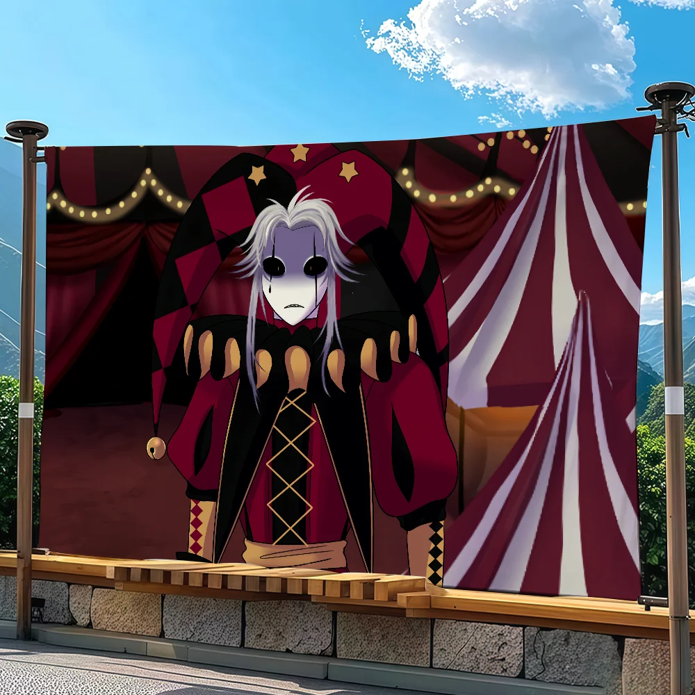 Game The Freak Circus Flag Tapestry Outdoor Party Bedroom Living Room Dormitory Decorative Themed Wall Hanging Banner Gift