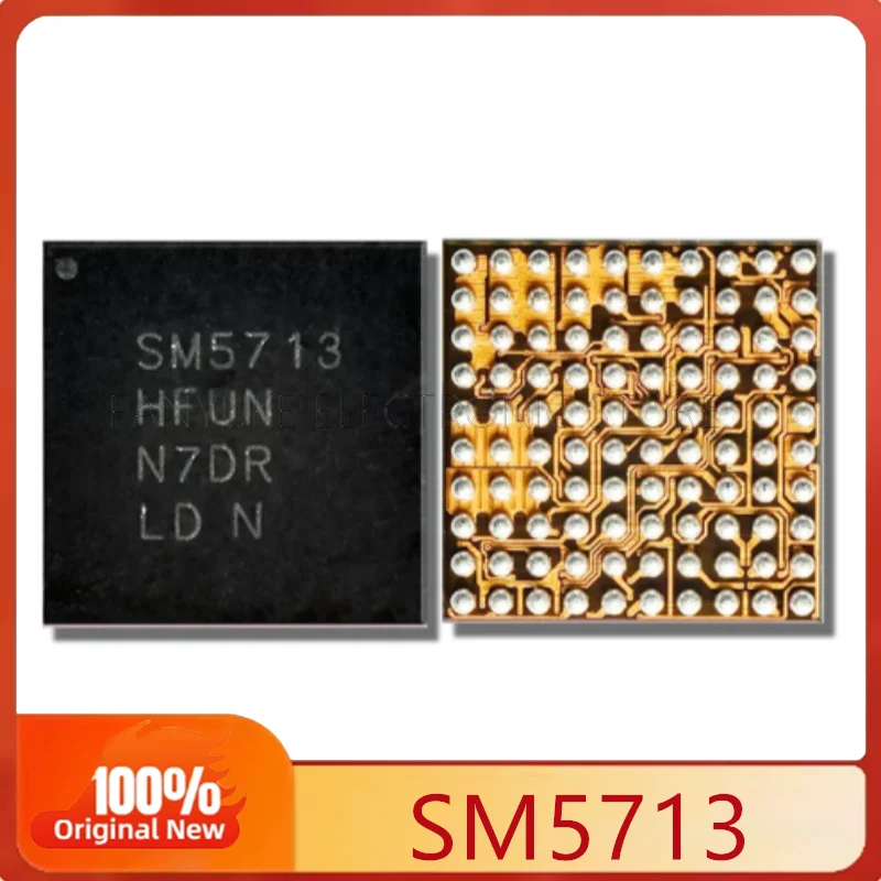 Chipset Power IC para Samsung S10, Chip de Alimentação BGA, SM5713, S10 Plus, S10Plus, A40, A50, A60, Original, Novo, 5pcs por lote