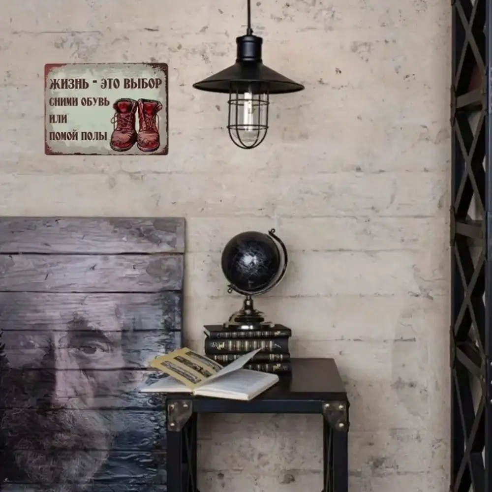 Life Is A Choice Metallschild, 20 x 30 cm, Vintage-Wandkunst, Heimdekoration, Halloween