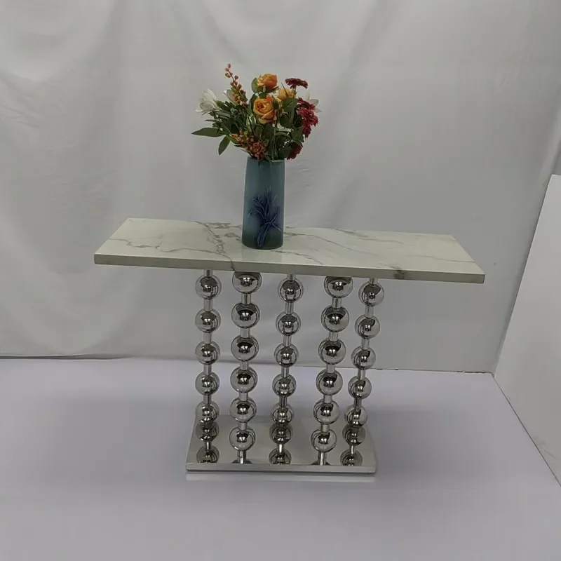 Light Luxury Minimalist Wall-Mounted Xuanguantai Cabinet for High-End Entrance Corridor Decoration Creative Rock Slab Fashion