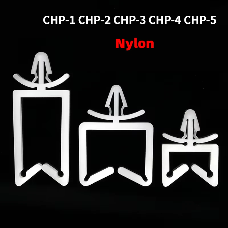 Nylon PA66 PC Board Cable Fixed Seat Aircraft Head Plug In Retention Clips Electric Wire Clamps Manager for Circuit Board CHP
