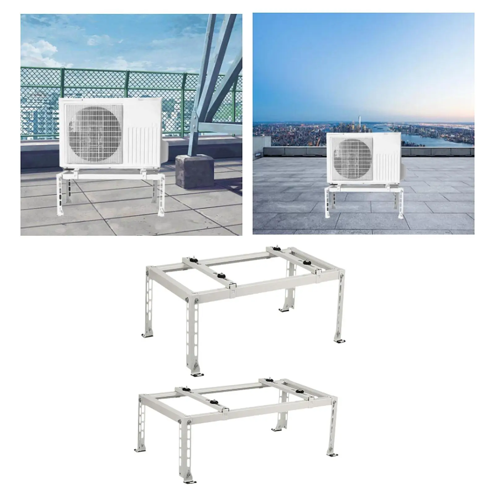 

Window Air Conditioner Support Bracket Sturdy Air Conditioner Mounting Bracket for Solid Wood Cement Brick Solid Window Stills
