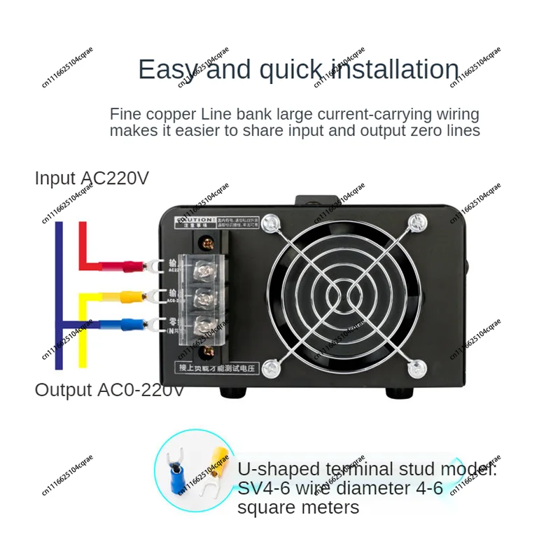 Silicon Controlled Electronic Voltage Regulator, Single Phase Solid State Voltage Regulator, AC 220V 100A, SSR-100A
