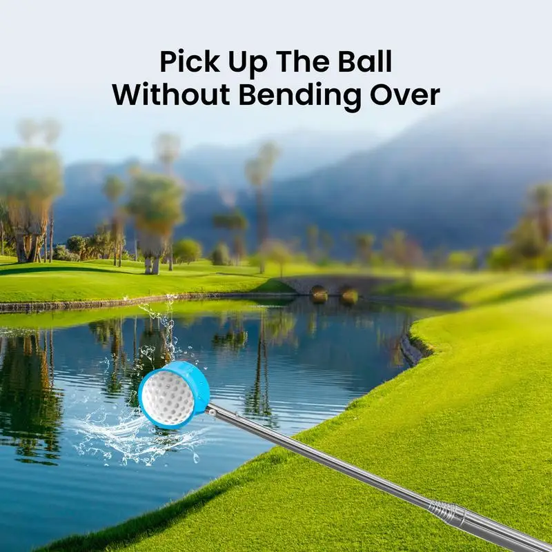 Ball Retriever Tool Golf Telescopic Golf Ball Collector Golf Ball Catcher Golf Picker Course Supplies For Pond Mud Bushes Water