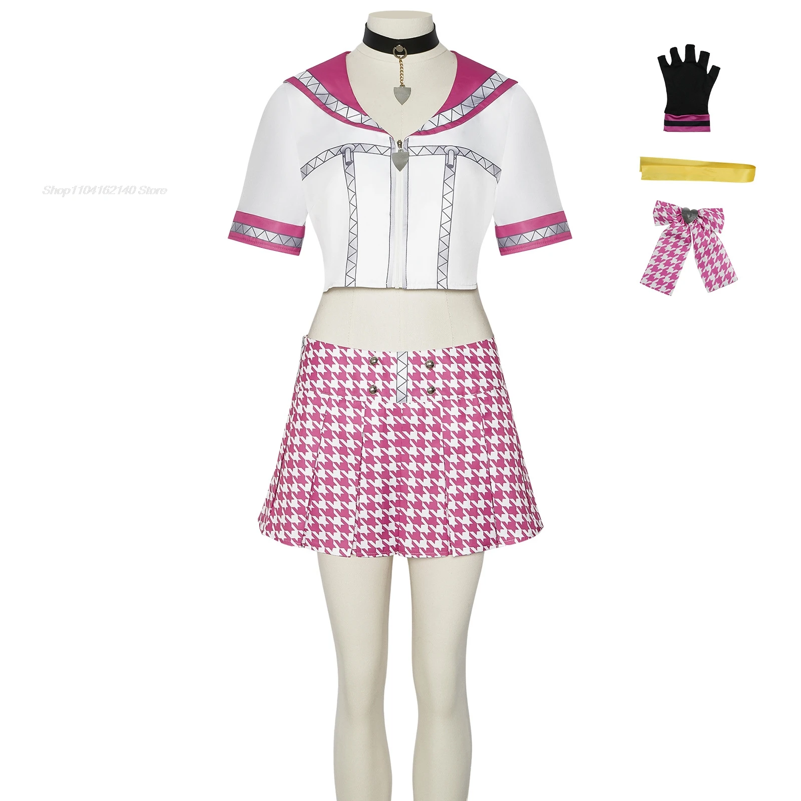 Kujikawa Rise Hallowen traje feminino, cosplay de dança rosa, trajes de Halloween para menina, Persona 4, adulto, nova chegada