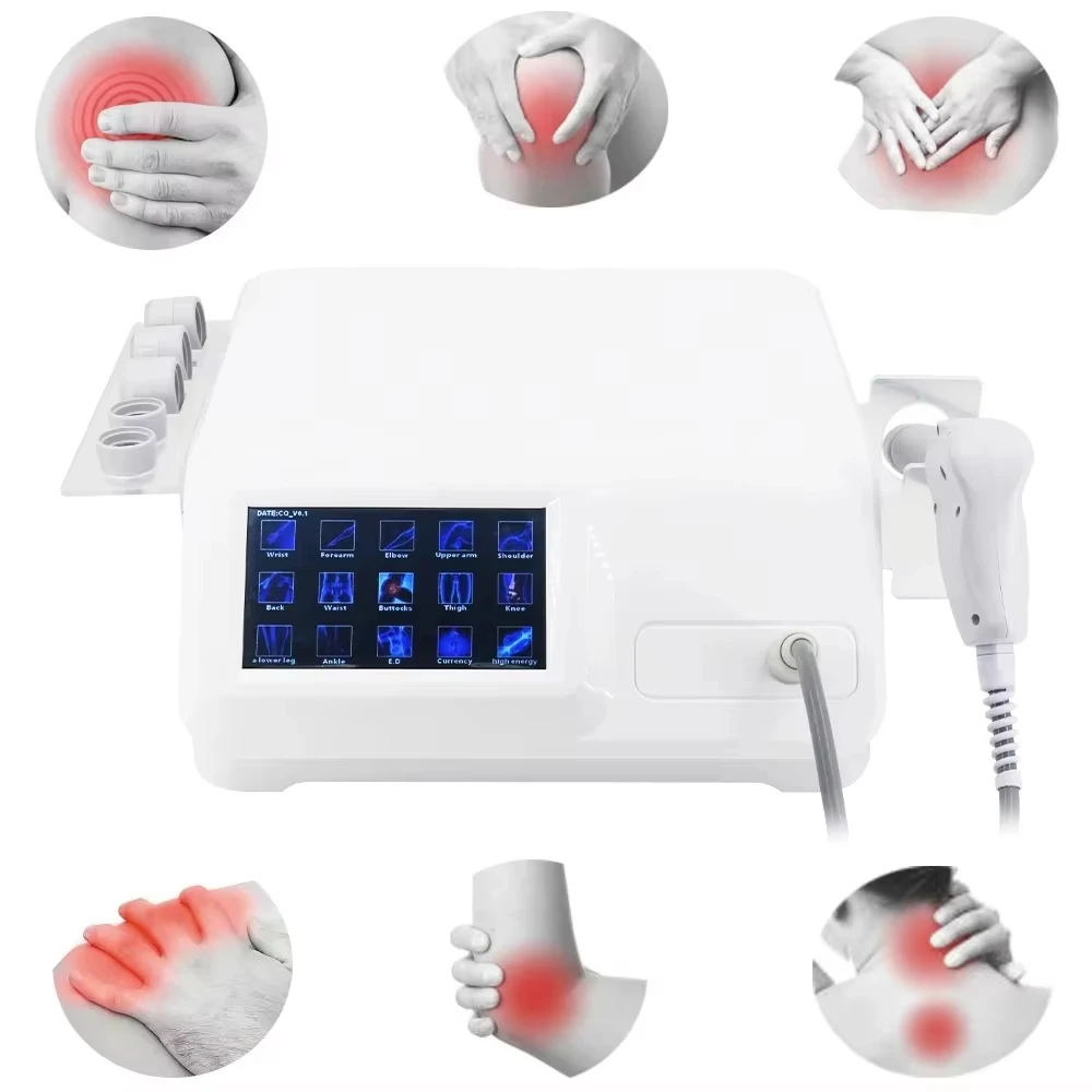 

POP-New 12bar Radiological New Shockwave Therapeutic Instrument ED for Pain Points Soft Tissue Shoulder Massager Pneumatic Shock