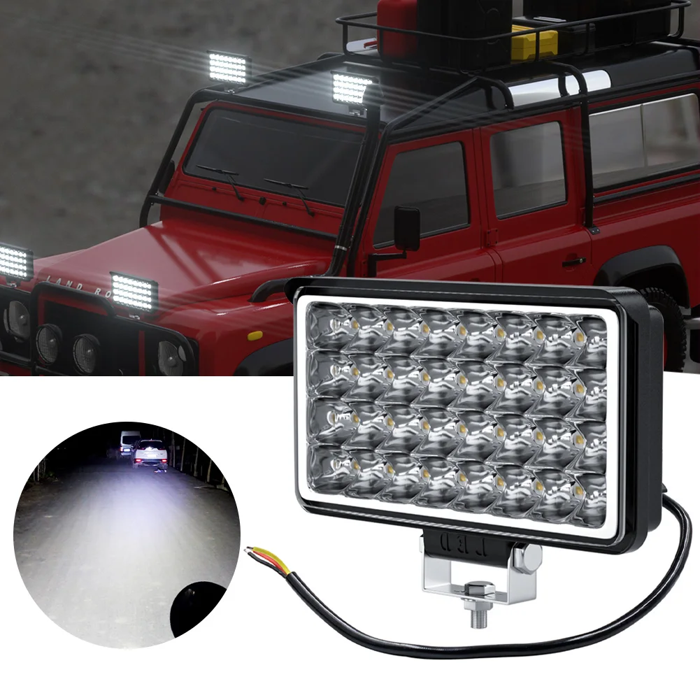 4-inch 32W Work Lights DC12-80V 6500K Flood LED Light Bar Waterproof LED Pods For Offroad Truck ATV SUV Car Accessories Dropship