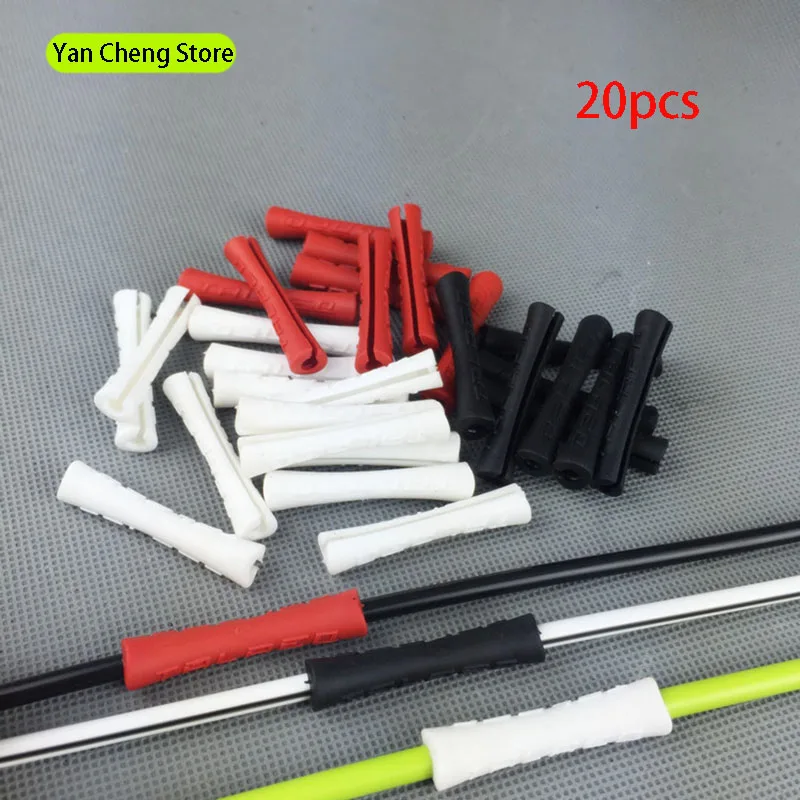 20PCS Bike Scratch Protector Brake Cable Shift Line Opening Guard Sleeve Mountain Road Cycling Accessories