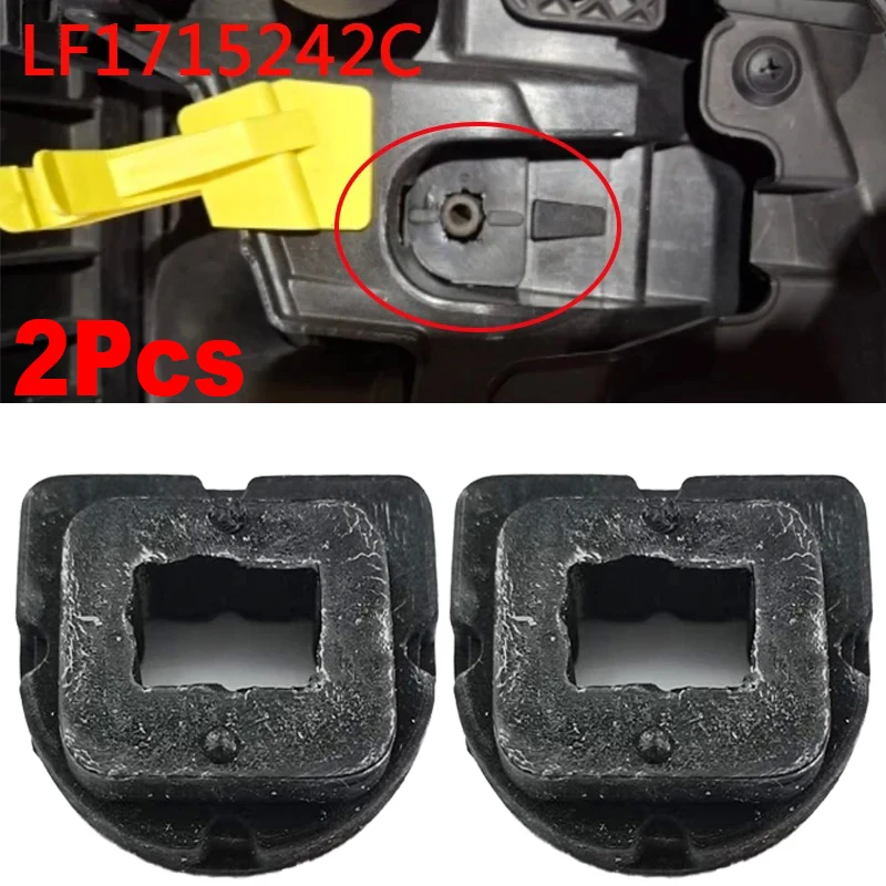 2Pcs Car Radiator Mount Rubber Bracket Bushing Gasket Pad Holder For Ford Fiesta M2 2009-2012 For Mazda 6 3 2014-2015 CX-5