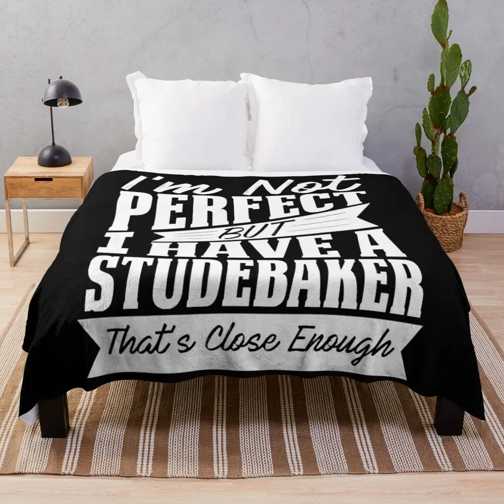 

PERFECT WITH STUDEBAKER W Throw Blanket wednesday Soft Plush Plaid Flannel for winter Blankets