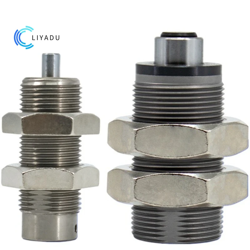 Peredam Kejut Hidrolik Pendek RBQC RBQ1604 2007 2508 3009 3213 Penyangga Silinder Pneumatik untuk Otomasi Industri Mesin