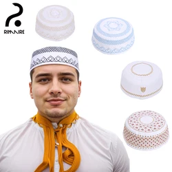 Homens de negócios yarmulke clássico islâmico respirável chapéus para homens primavera outono multi-cor muçulmano capa de cabelo yarmulke festa rimaire