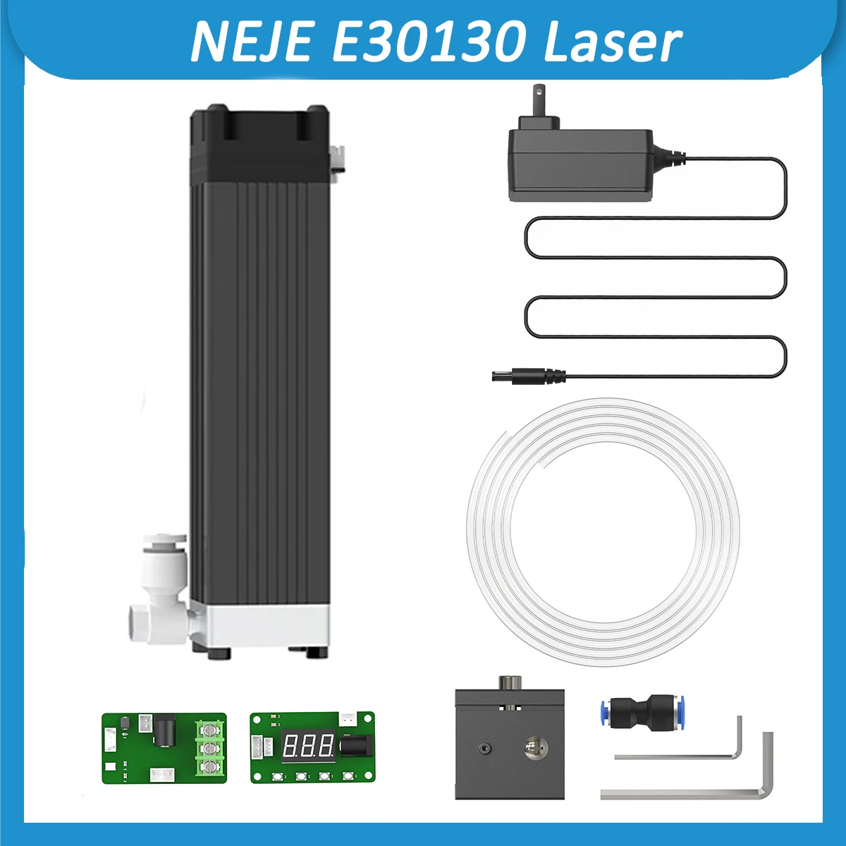 

NEJE CNC Laser Engraver Module E30130 Optical Compressio Fixed Foucs Laser Kit Laser Engraver Wood Cutting Metal Engraving Tool