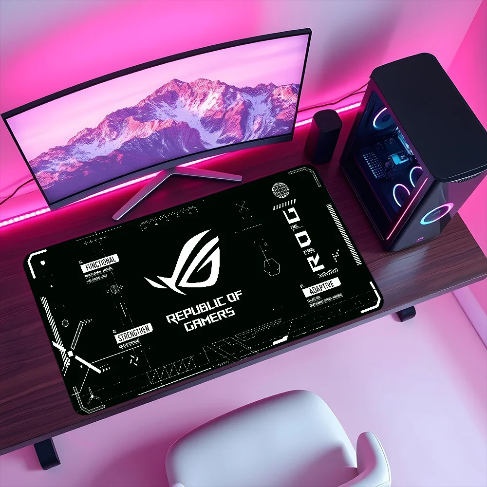 cool fashion a-asus logo Gaming Mouse Pad Large Non-slip Lockedge Desktop Computer Desk Mat Keyboard MousePad Office Student