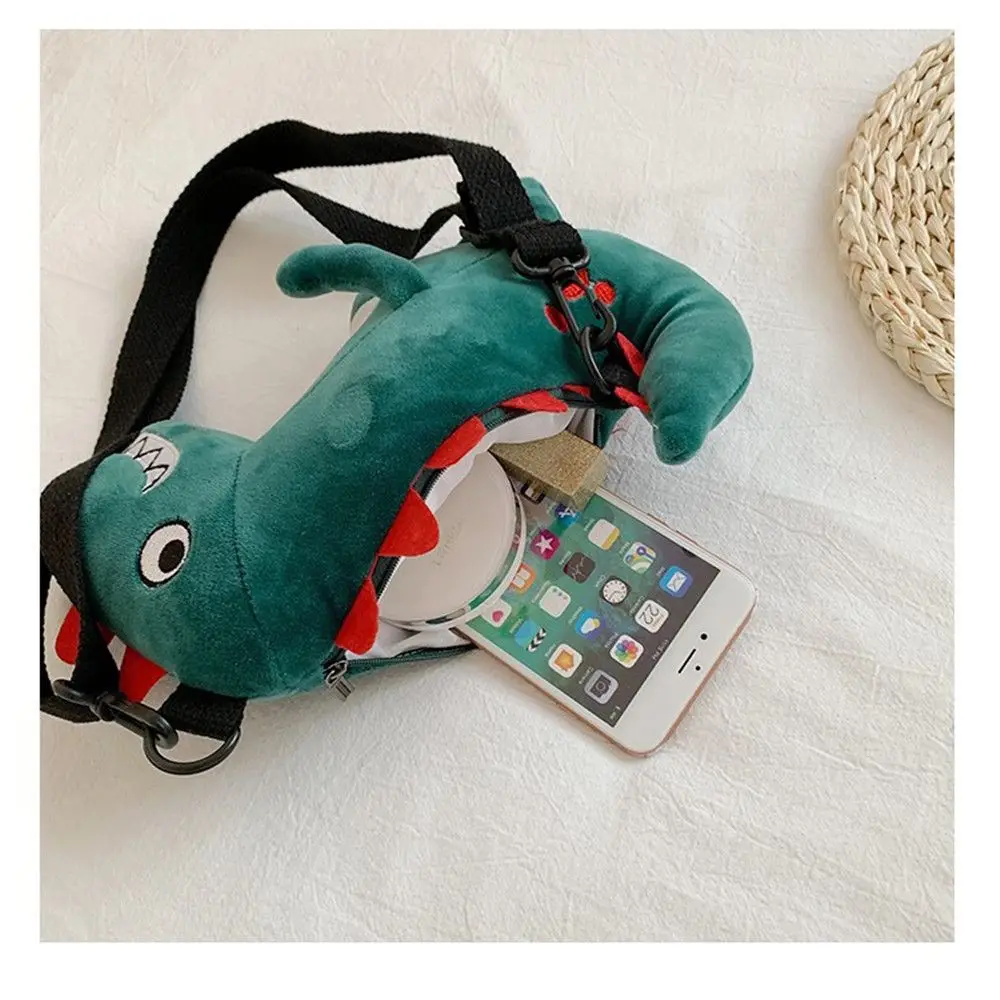 Cute Dinosaur Children Backpack Cartoon Plush Toy Bag Gift for Kids Travel Shoulder Bag For Toddler Preschool Kids