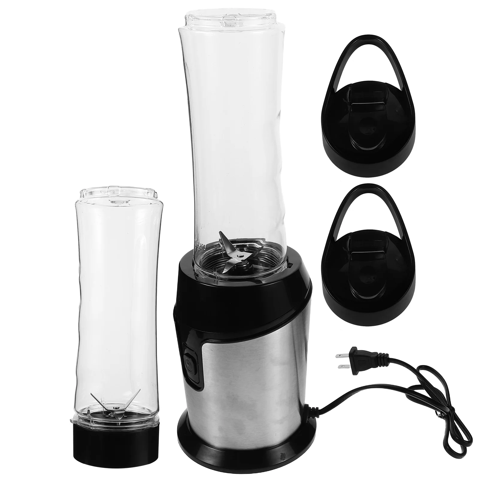 

1 Set Juicer Double Bottles 600Ml Mini Smoothie -Speed Motor Fresh Fruit Juices Travel Use Small Electric Kitchen