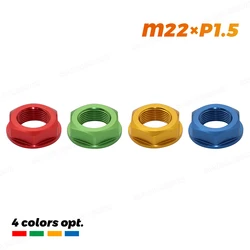 M22 Rear Wheel Axle Shaft Lock Nut Screw Rim For Honda CR125R CR250R 00-07 CRF450L CRF250RX CRF450RX KX 125 250 450 F R