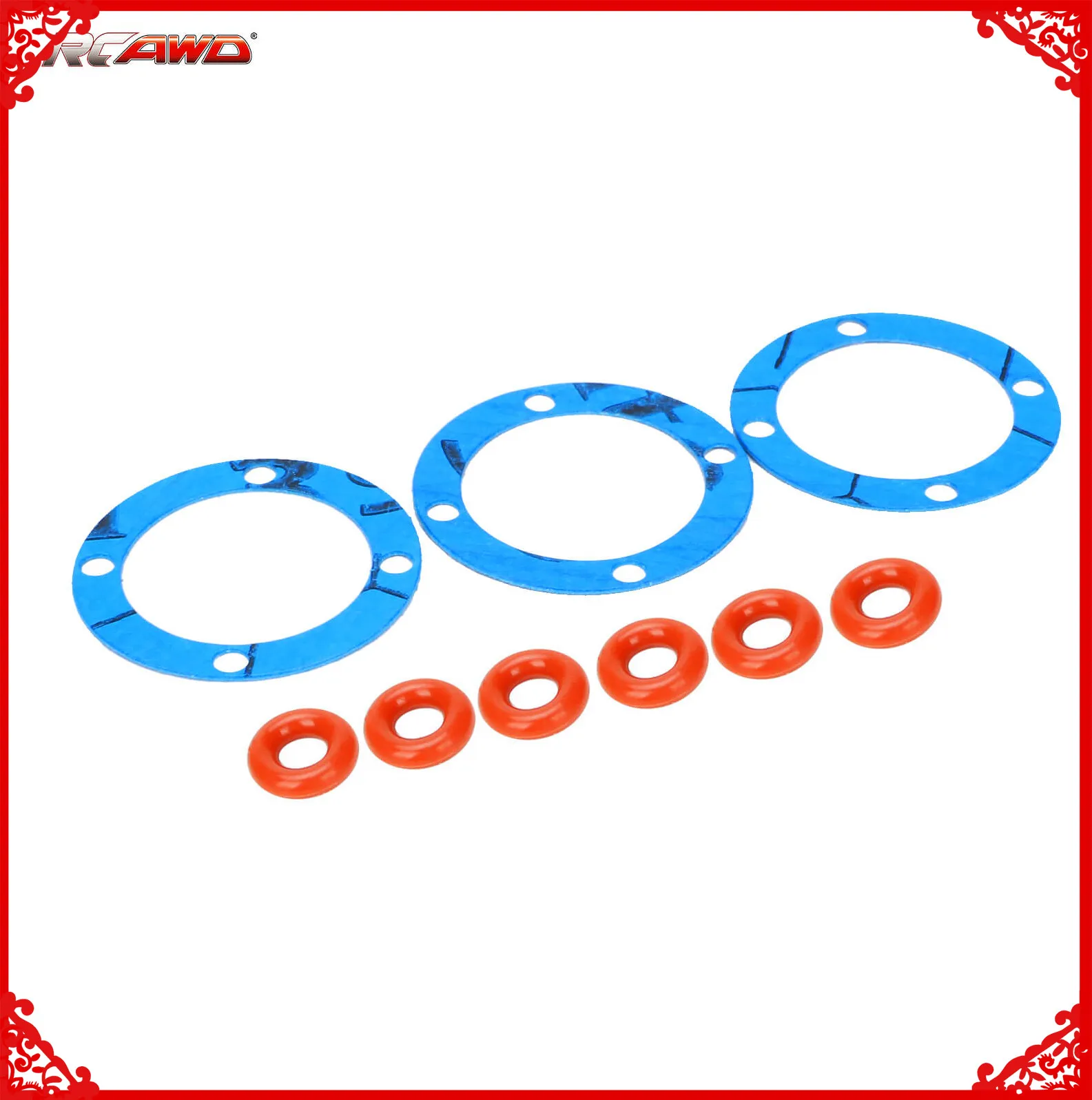 RCAWD 3 szt. O-ringi typu Outdrive i uszczelki Diff do 1/8 Losi LMT RC części do modernizacji samochodów