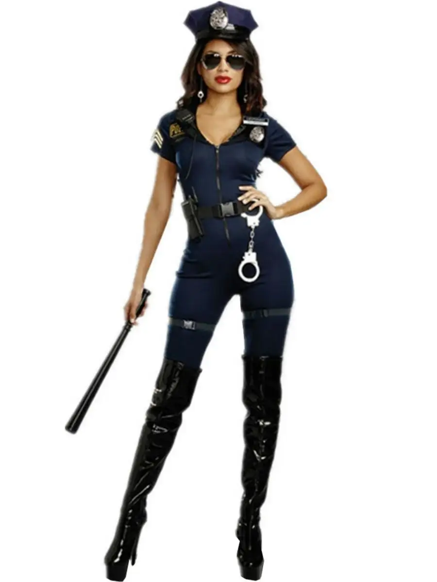 حجم كبير SXXL دور اللعب نيسيي زي loween orm الاسمية المرأة الشرطة orm Faionable مرحلة الأداء ارتداء