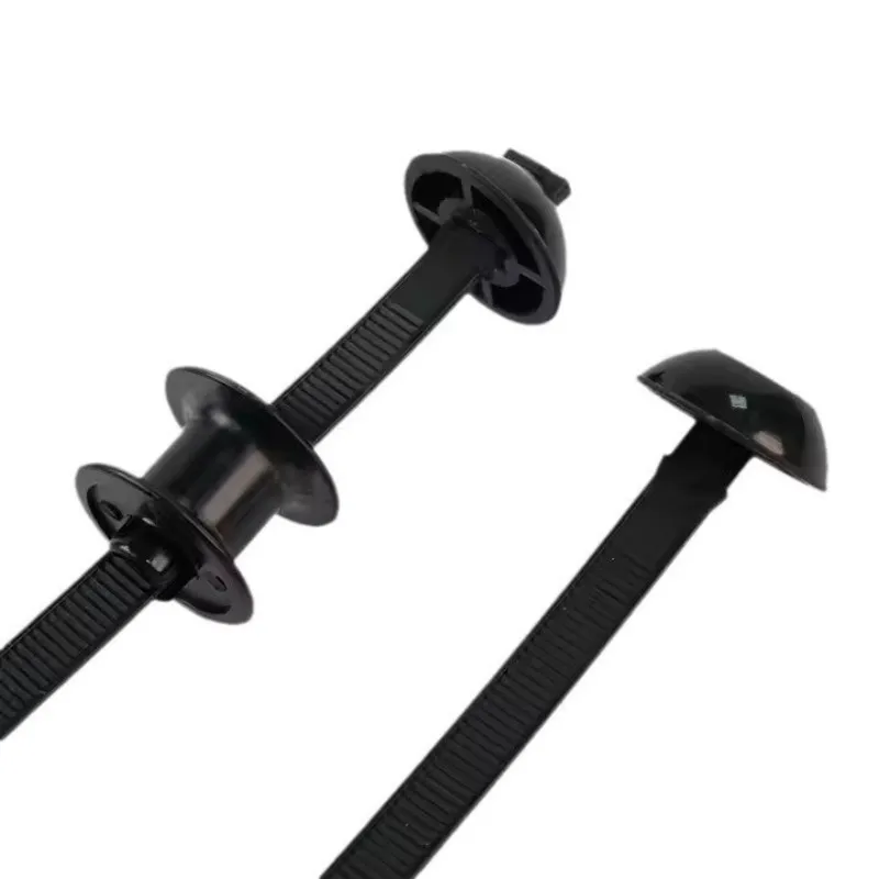 20Pcs Push Mount Cable Zip Ties with Car Wire Routing Clips Universal Self-Locking Cable Organizer Fastening Clips for Car