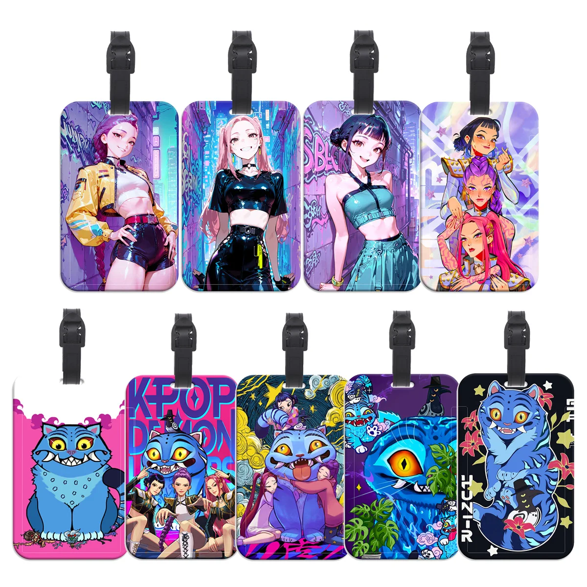 

Аниме фильм пластик багажная бирка монстр чемодан рюкзак анти-потерянный список держатель для удостоверений личности модные аксессуары для багажа подарки