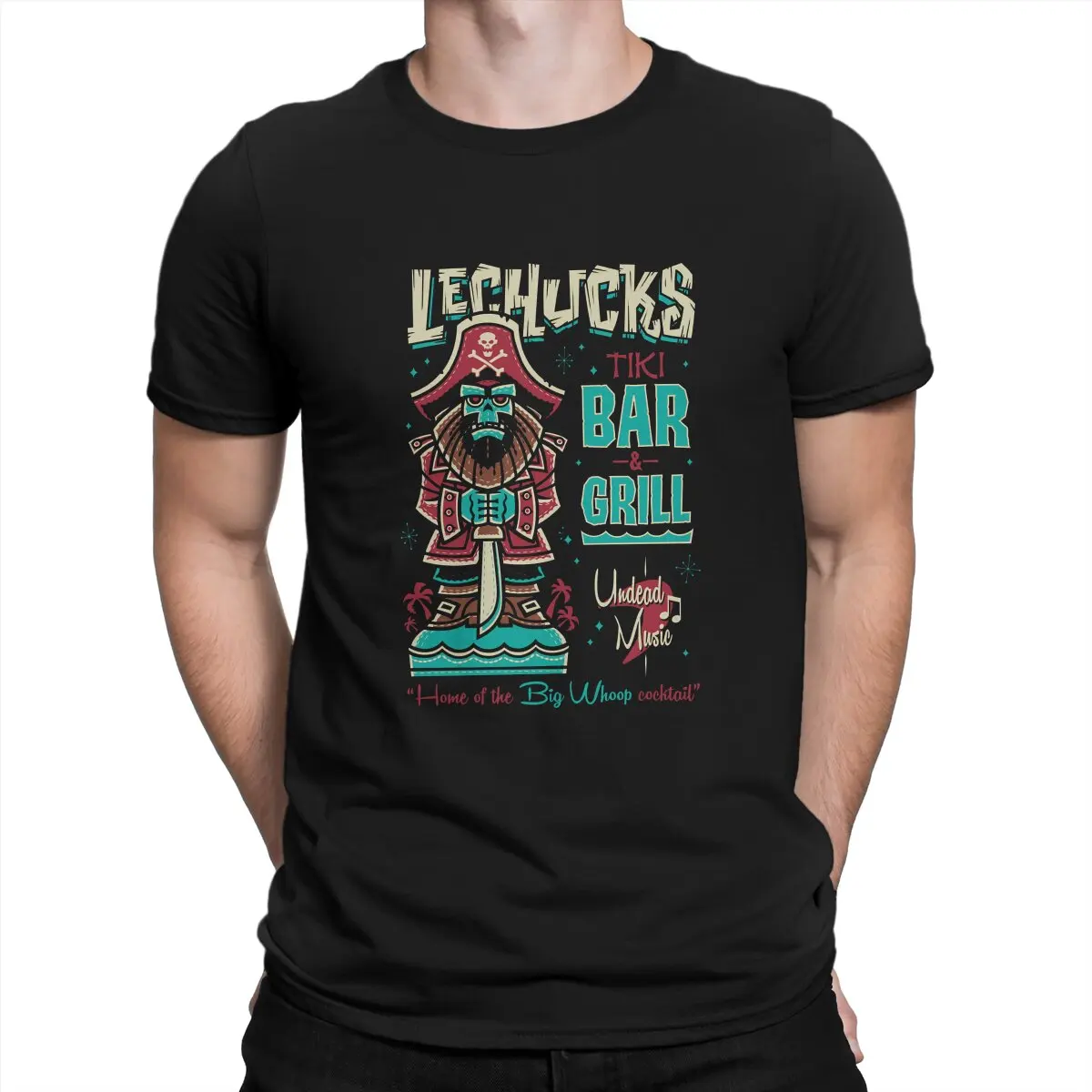 Tiki Bar Style Polyester TShirt Monkey Island Game LeChuck Elaine Guybrush Comfortable New Design Graphic  T Shirt Stuff