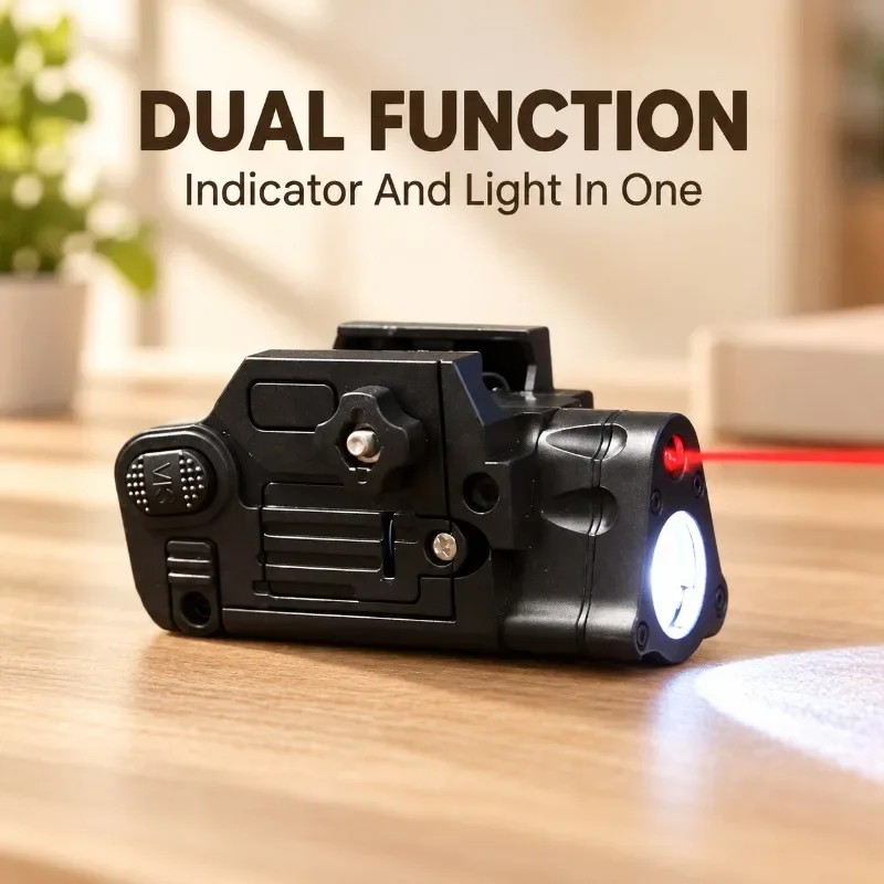 Plastic 2‑in‑1 Hobby Light Fitting, Ornament Torch Unit Integrating Illumination and Beam Indicator Module