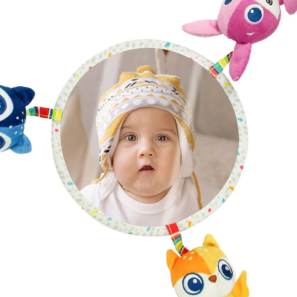 Giocattolo di peluche infantile Animali dei cartoni animati Letto di peluche Bambola di avvolgimento Decorazione del letto del bambino