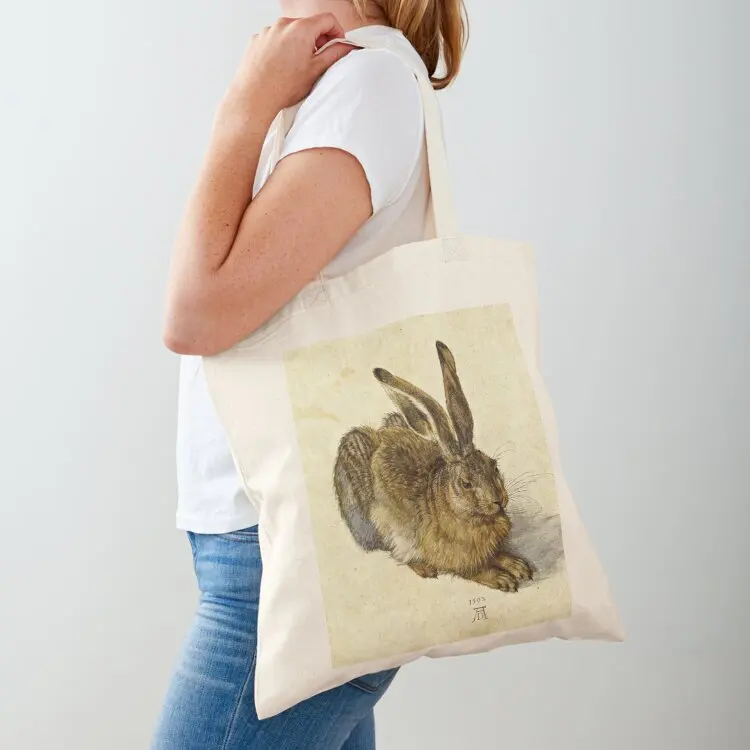 

Сумка-тоут Albrecht Durer - Hare, холщовая сумка-тоут, женская сумка из холщовой ткани, роскошные женские сумки