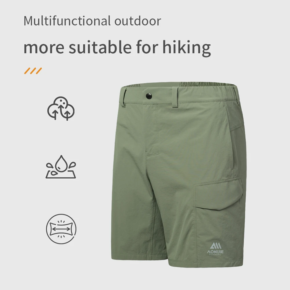 AONIJIE FM5222 Quick Dry Shorts Men Summer Outdoor Running Breathable Quick Dry Five Pants Fitness Training Pants
