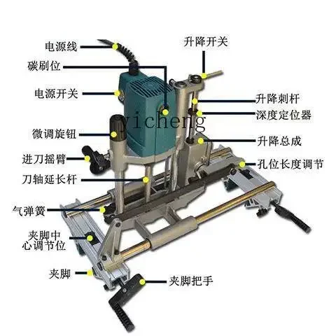 wooden door lock hole opener slotting machine wooden door lock hole tool woodworking machinery portable