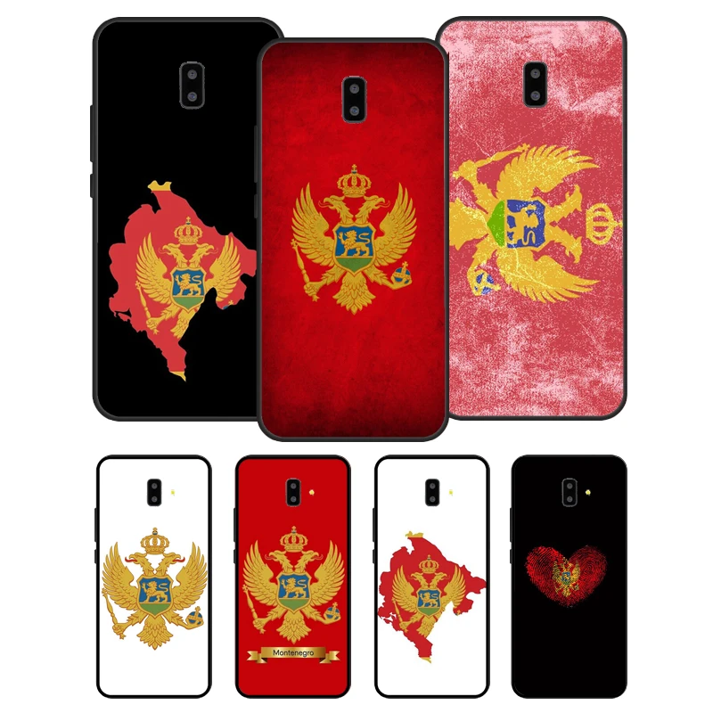 Montenegro Flag Case For Samsung Galaxy J4 J6 Plus J3 J5 J7 2016 A3 A5 2017 A9 J8 A6 A8 Plus 2018 Cover