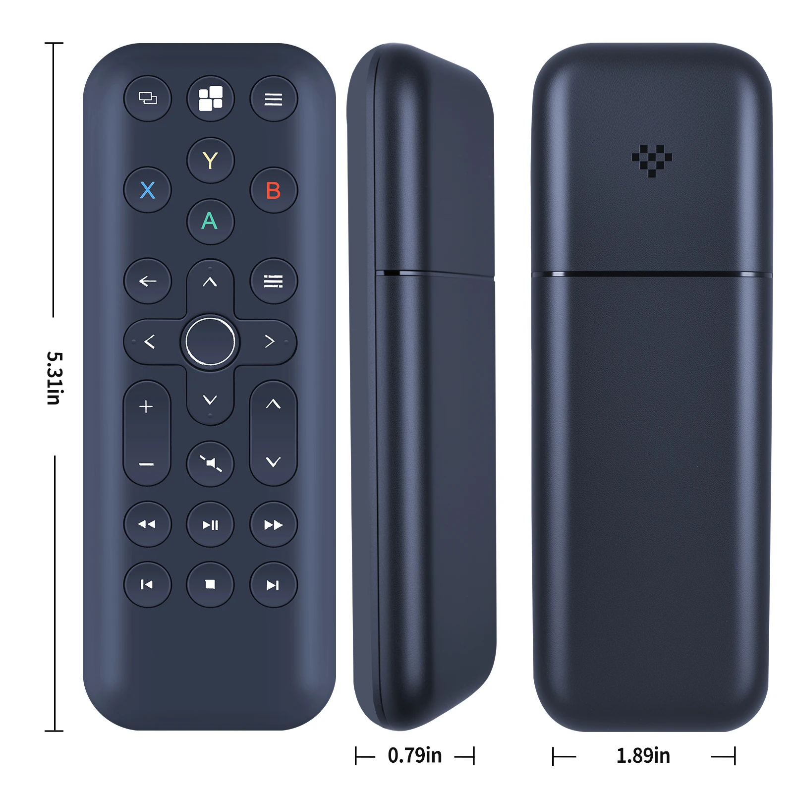 para controle remoto de mídia 8Bitdo, para Xbox One, Série X | S, edição curta - sem necessidade de configuração, preto