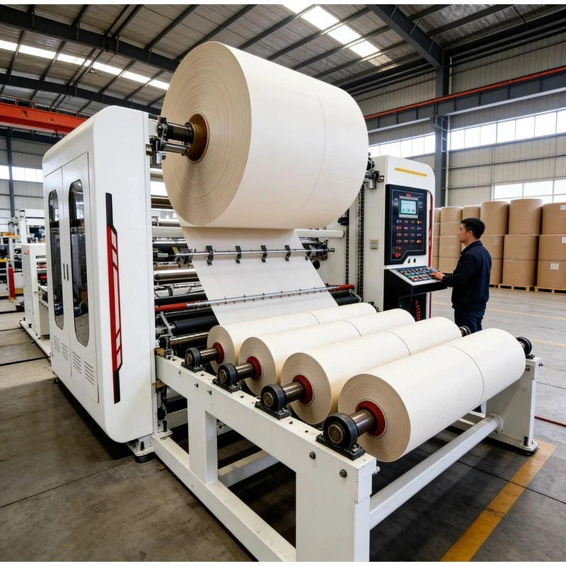 

High Efficiency Paper Roll Slitting Rewinding Machine Streamlined Packaging Processing Equipment