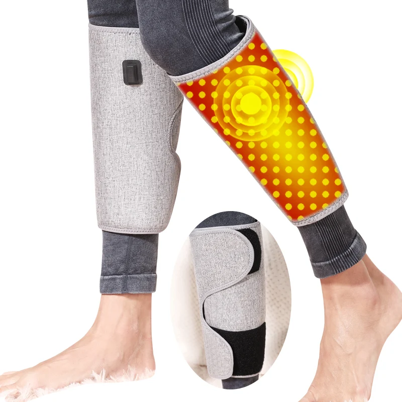 

Red Light Electric Heating Calf Support Vibration Massager Eases Pain Fatigue Injury Muscle Relaxation Physiotherapy