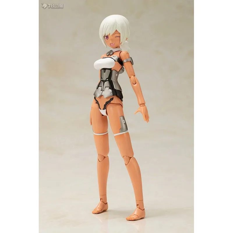 Kotobukiya Origineel MODEL KIT FRAME ARMS GIRL Letitia Silver Ver. Anime Action Figure Assembly Model Speelgoed Model Cadeaus voor jongens