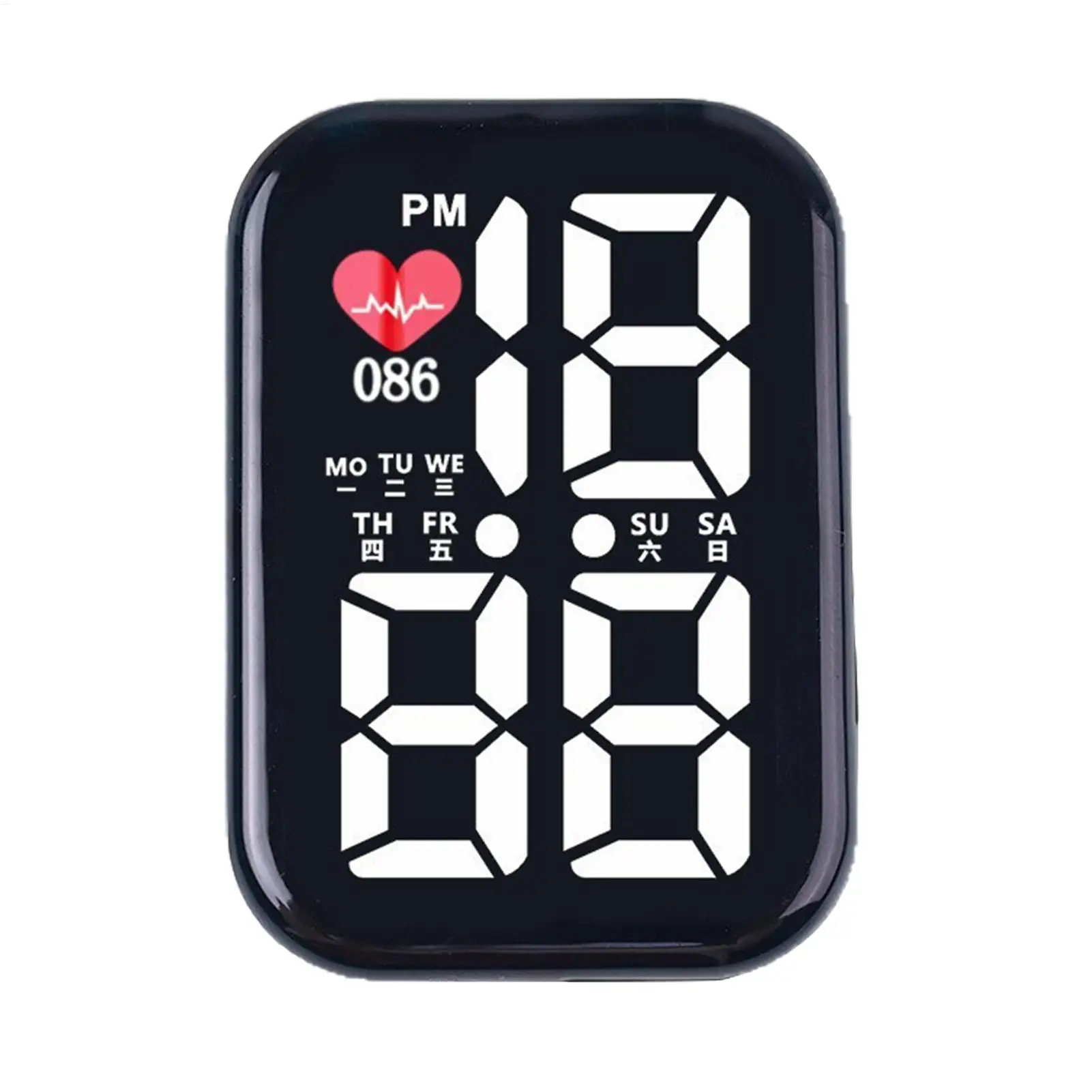 Stick On Clock For Car Dashboard Waterproof LED Watch Small Digital Clock For Car Dashboard Motorcycle Boat Bike Truck SUV RV