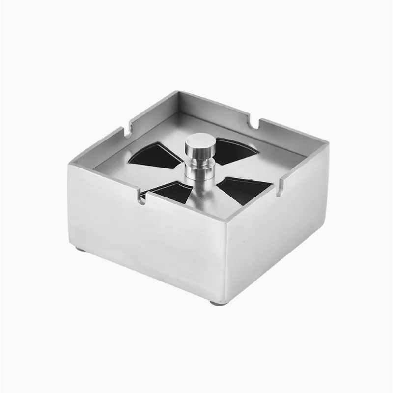 

Ветрозащитная вращающаяся крышка из нержавеющей стали, герметичная пепельница для автомобиля, персонализированная пепельница для дома, гостиной, офиса