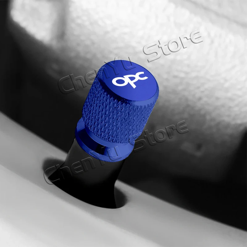 4Pcs OPC Logo Car Metal Wheel Tire Valve Caps Stem Case Dust Cap For Opel Astra Insignia Corsa Rocks Junior Accessories Styling