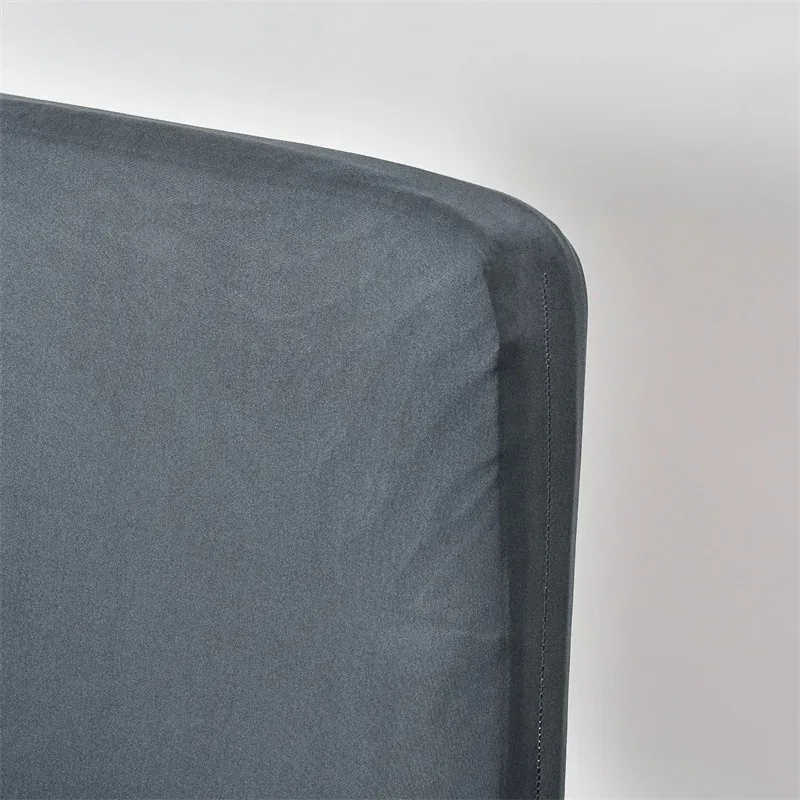 1 قطعة غطاء كرسي بدون ذراع متقاطع أرجل مكتب عمل كرسي الغلاف بلون منتصف الظهر لهجة مقعد واسع كرسي الكمبيوتر كوف