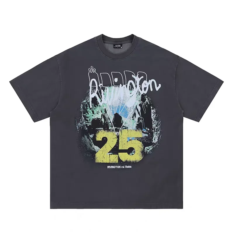 Vintage 25 digital printing RRR123 T Shirt Men Women RRR-123 T-shirt Top Tees