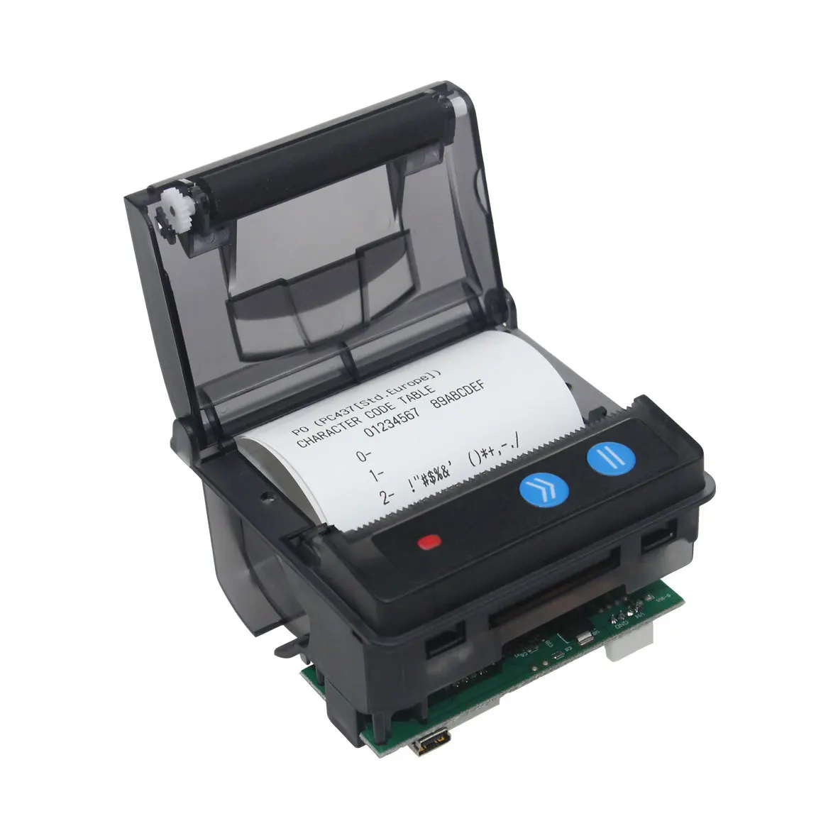 CSN-A1K Micro Ticket Printing USB Serial Port 58 Two-button One-lamp Embedded Ticket Panel Thermal Printer