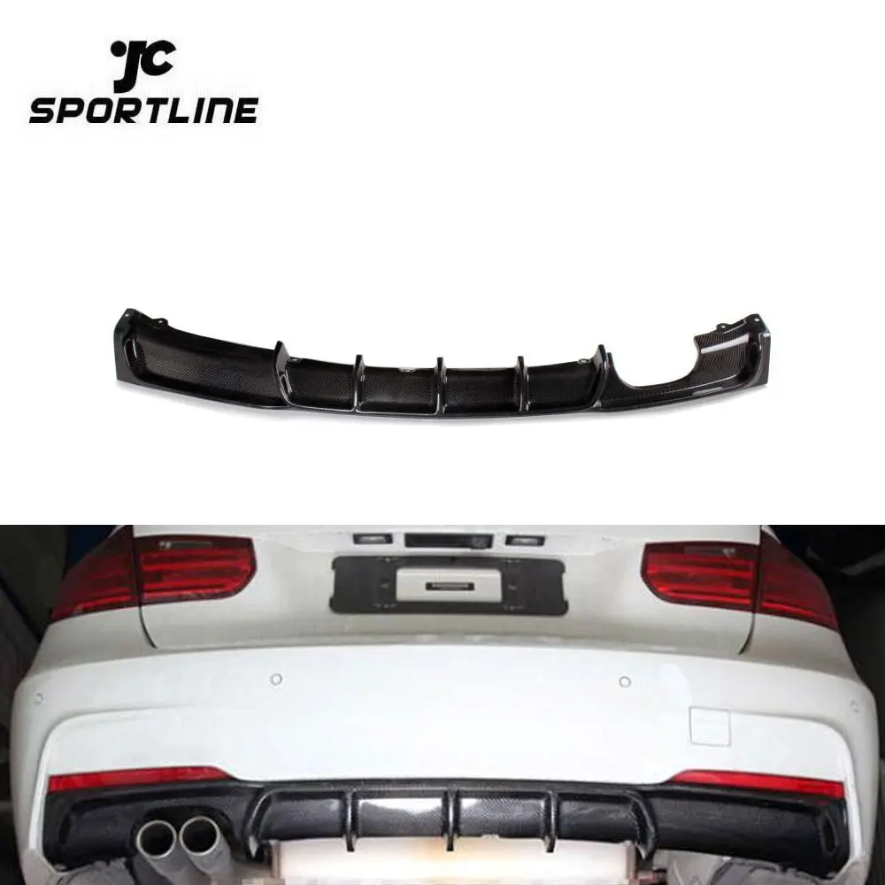 

Carbon Fibre F30 Rear Diffuser For BMW F30 320i 328i 330i M Sport Dual Pipes 3 Series 12-17