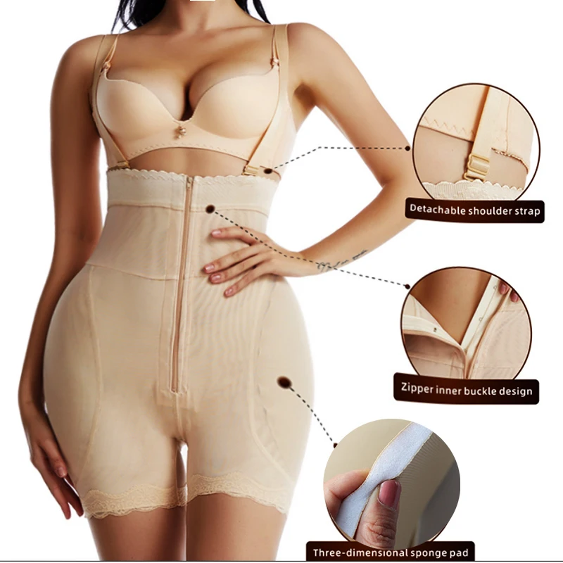 GUUDIA هوك سستة Fajas كولومبياناس بعقب رافع الورك محسن البطن تحكم سراويل محدد شكل الجسم PantyBooty تعزيز ملابس داخلية