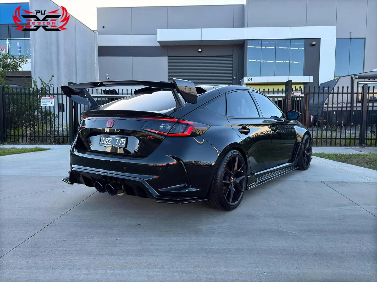 Dry Carbon Rear Spoiler for Honda Civic FL5 Type R Upgrade AD Style Rear Wing  Body Kit
