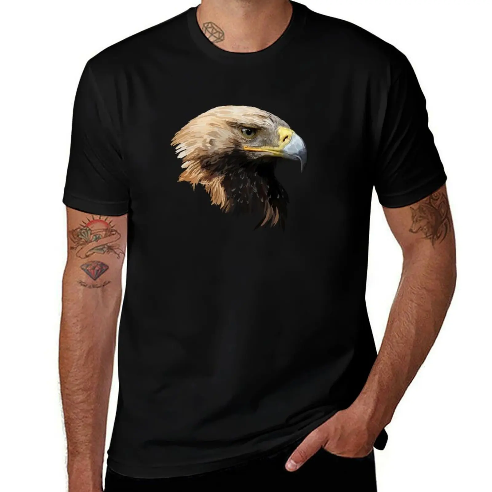 

shirts designer t t t man T-Shirt shirts 100% Eagle cotton men cotton shirt