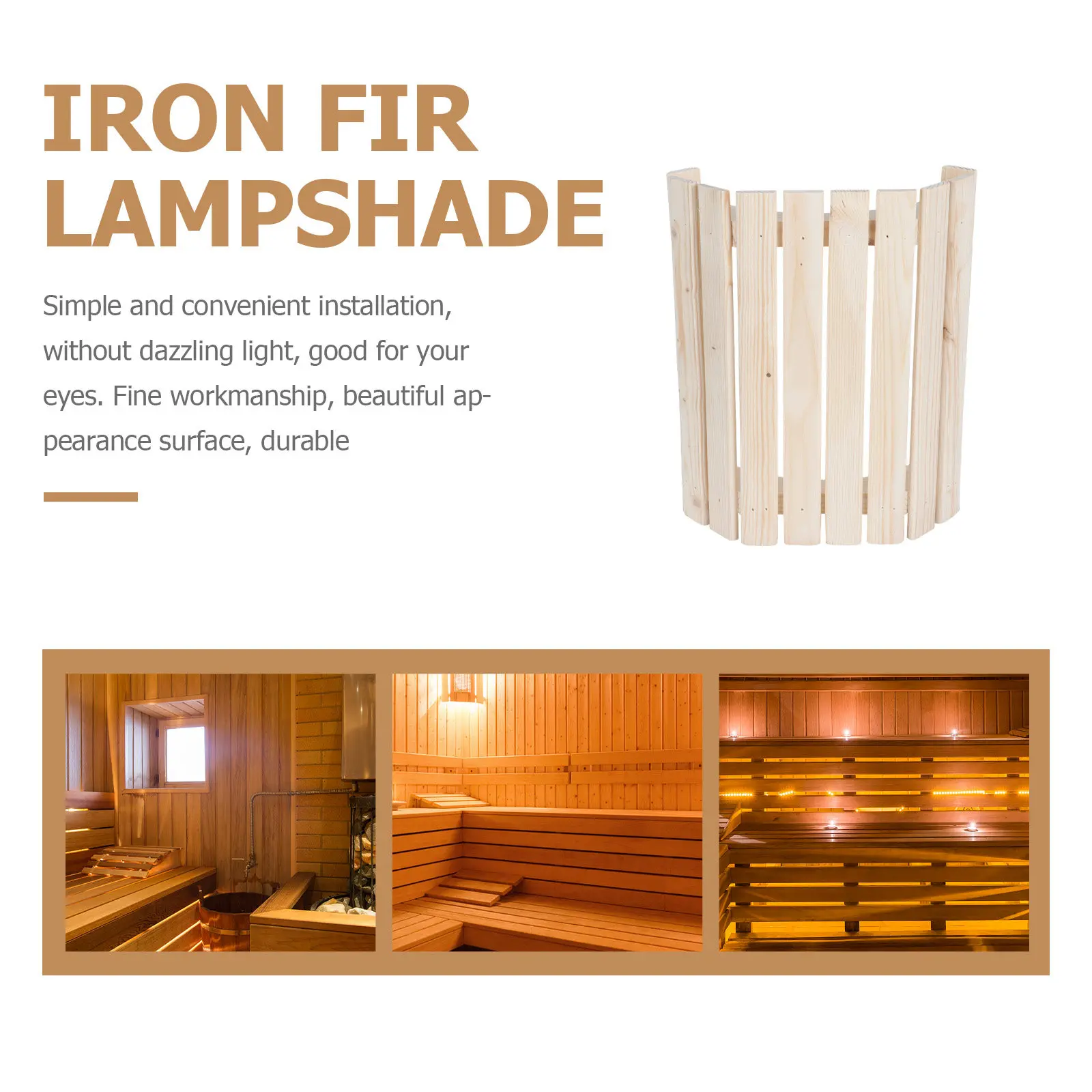 1Pcs Explosion-Proof Lamp Cover Stylish Simple Design Eye-Friendly Non- Shade for Home Bedroom Living Room Sauna
